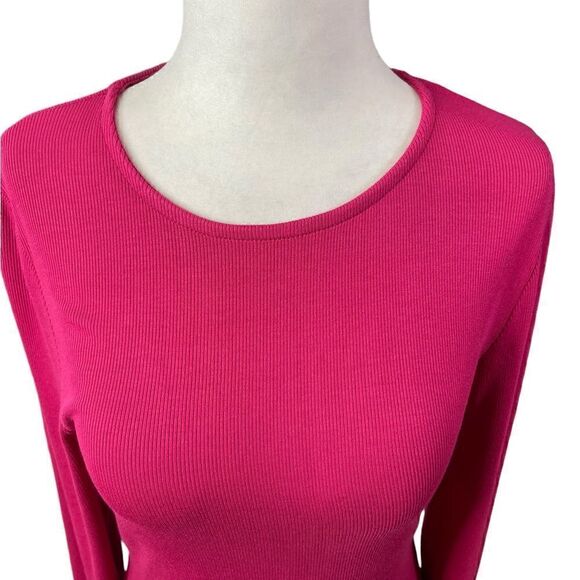 Bourdeaux Long Sleeve Maxi Dress Pink Anthropologie size Small/petite - Picture 5 of 14